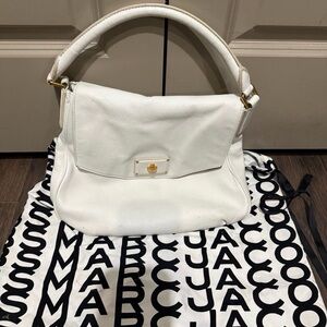 Marc Jacobs White Leather Shoulder Bag